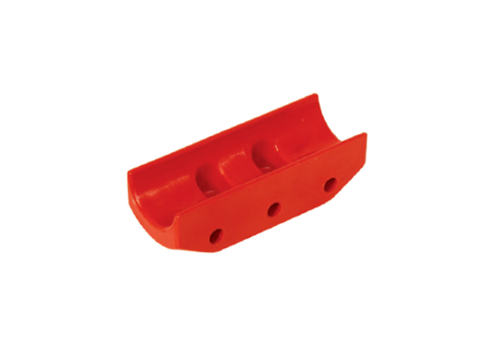 Nylon protection for brake disk Ø 206x16mm Red
