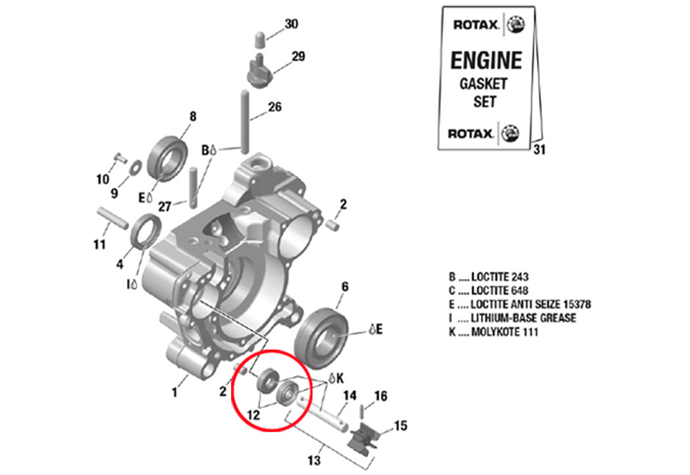 OIL SEAL WATER PUMP - FR