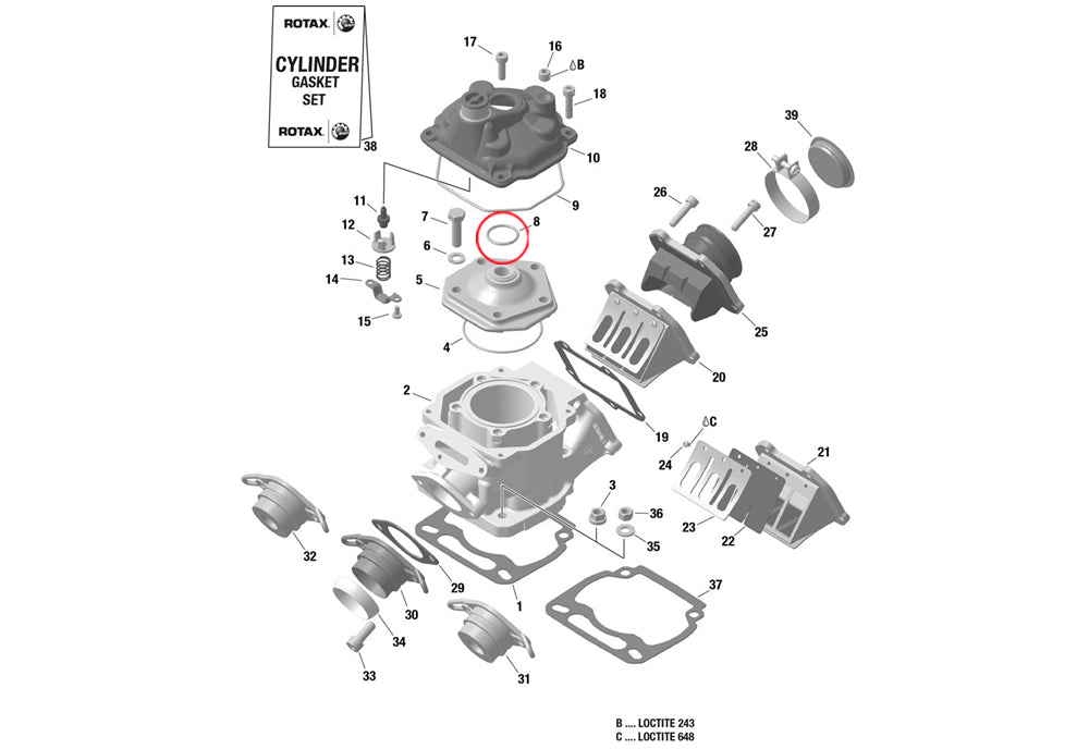 O-RING 23.3X2.4 FR (For comb. chamber)