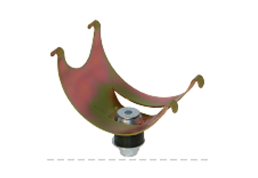 Silencer cradle-holder 120 mm