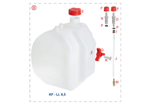 KF fuel tank Lts. 8,5