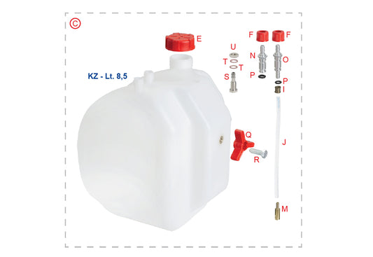 KZ fuel tank Lts. 8,5