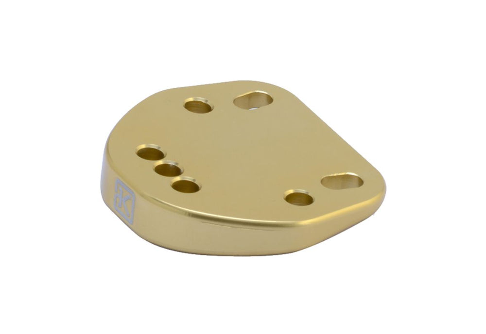 Inclined spacer for steering wheel hub