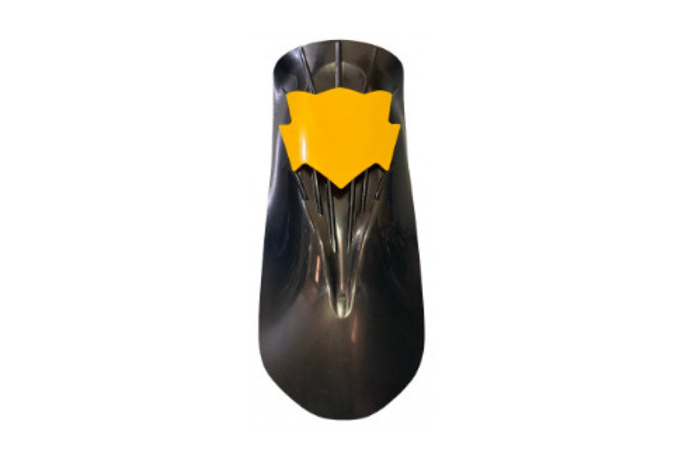 M11 BLACK OTK FRONT SPOILER WITH YELLOW BOARD