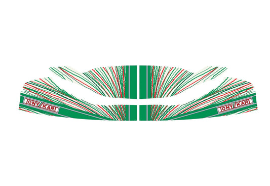 Tonykart Nose Cone sticker kit M10 2022