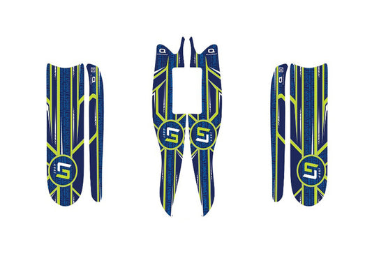 LN FRONT SPOILER + M10 SIDE BOX STICKERS 2022 GRAPHICS