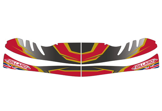 GILLARD FRONT STICKERS M11