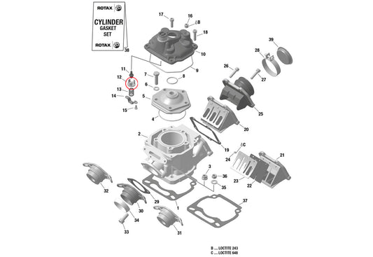 HOLDER THERMOSTAT