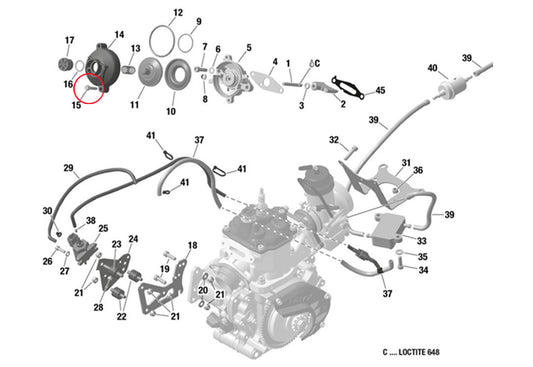 E-VALVE COVER SCREW, M5 x 25