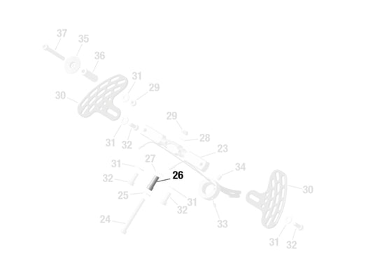 DISTANCE BUSH FOR PADDLE SHAFT