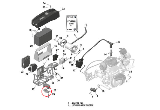 PIPE CLAMP FOR 32MM TUBE