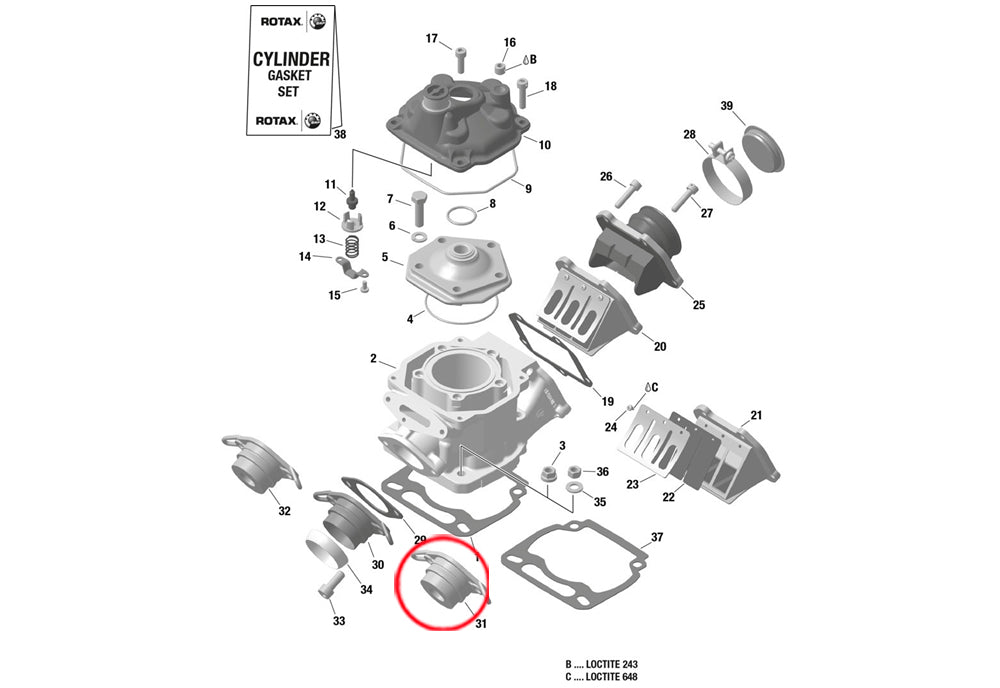 EXHAUST SOCKET MINI 22mm 2020