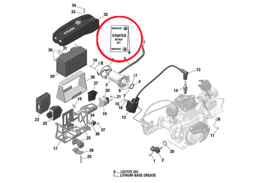 STARTER REPAIR KIT ( 1210 )