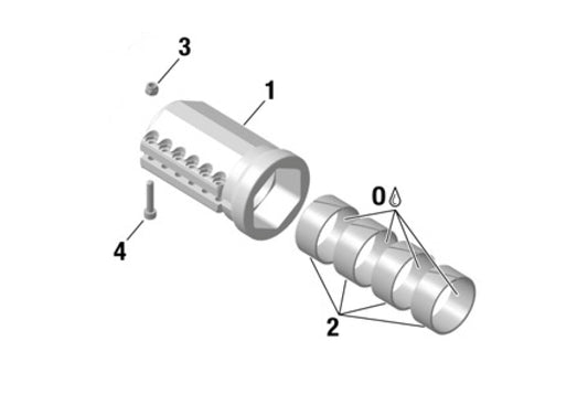 COUPLING FLANGE SET DD2 (NEW MOD.) ( 1226 )