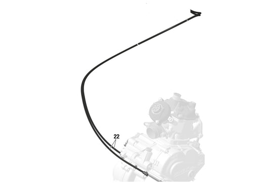 CABLE BOWDEN ASSY. FOR PADDLE SYSTM
