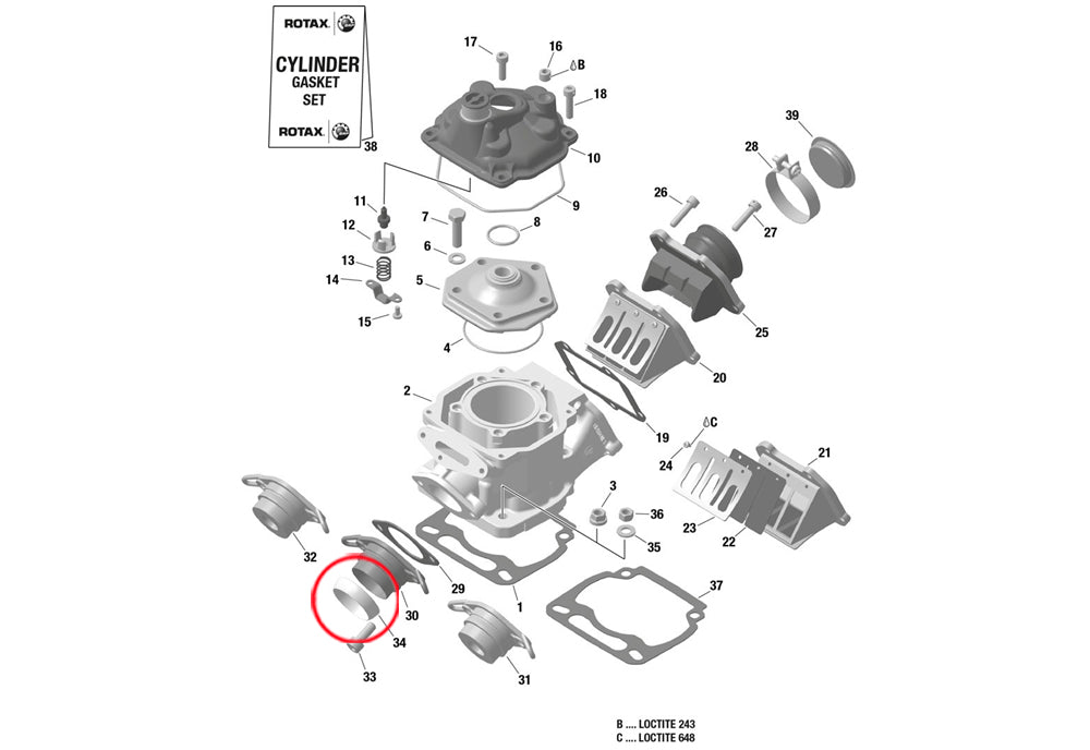 EXHAUST GASKET F/EVO