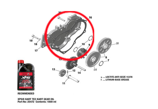 GASKET SIDE COVER FRMAX (NEW MOD.) ( 1490 )