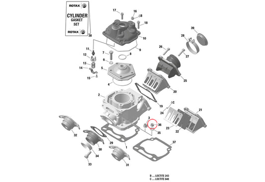 HEX NUT M8 MICRO/MINI MAX