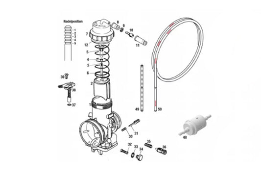 CARBURATOR NEEDLE CLIP
