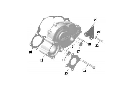 GASKET CLUTCH COVER DD2
